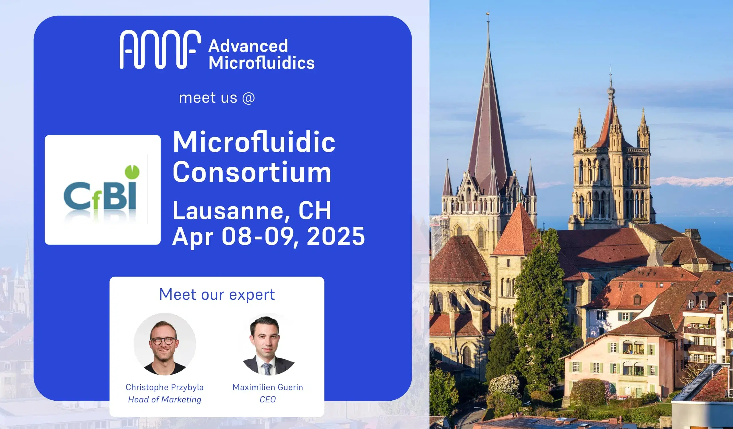 AMF - CfBi - Microfluidic Consortium Meeting - Lausanne - 04.25 - 1